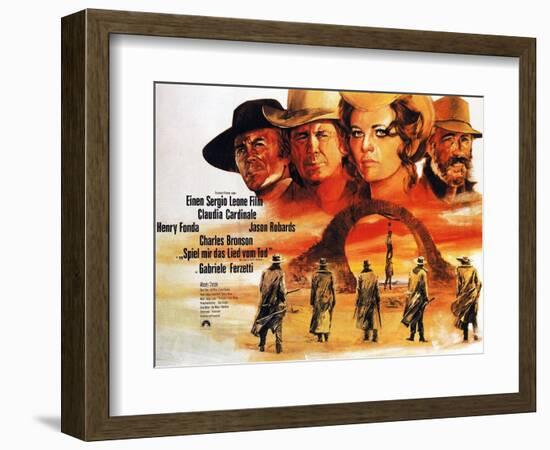 Once Upon a Time in the West, (AKA C'Era Una Volta Il West, Aka Spiel Mir Das Lied Vom Tod), 1968-null-Framed Art Print