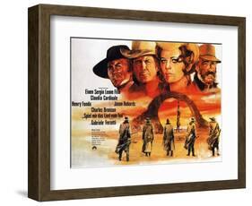 Once Upon a Time in the West, (AKA C'Era Una Volta Il West, Aka Spiel Mir Das Lied Vom Tod), 1968-null-Framed Art Print