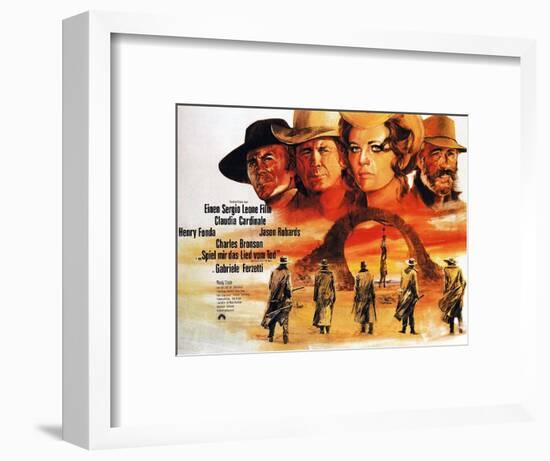 Once Upon a Time in the West, (AKA C'Era Una Volta Il West, Aka Spiel Mir Das Lied Vom Tod), 1968-null-Framed Art Print