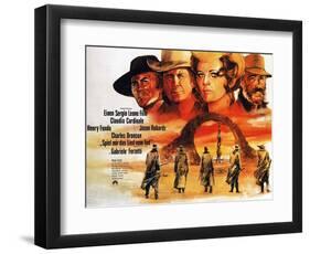 Once Upon a Time in the West, (AKA C'Era Una Volta Il West, Aka Spiel Mir Das Lied Vom Tod), 1968-null-Framed Art Print