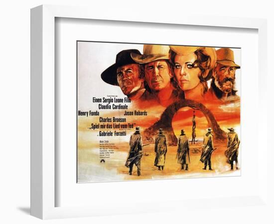 Once Upon a Time in the West, (AKA C'Era Una Volta Il West, Aka Spiel Mir Das Lied Vom Tod), 1968-null-Framed Art Print