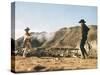 Once Upon a Time in the West by SergioLeone with Charles Bronson (1921 - 2003), Henry Fonda (1905 --null-Stretched Canvas