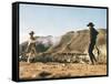 Once Upon a Time in the West by SergioLeone with Charles Bronson (1921 - 2003), Henry Fonda (1905 --null-Framed Stretched Canvas