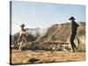 Once Upon a Time in the West by SergioLeone with Charles Bronson (1921 - 2003), Henry Fonda (1905 --null-Stretched Canvas