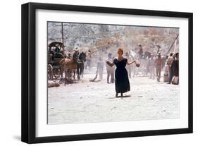 Once Upon a Time in the West by SergioLeone with Claudia Cardinale c, 1968 (photo)-null-Framed Photo