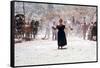 Once Upon a Time in the West by SergioLeone with Claudia Cardinale c, 1968 (photo)-null-Framed Stretched Canvas