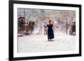 Once Upon a Time in the West by SergioLeone with Claudia Cardinale c, 1968 (photo)-null-Framed Photo