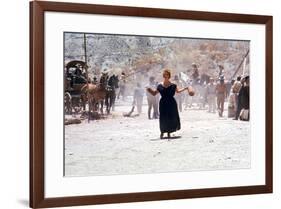 Once Upon a Time in the West by SergioLeone with Claudia Cardinale c, 1968 (photo)-null-Framed Photo