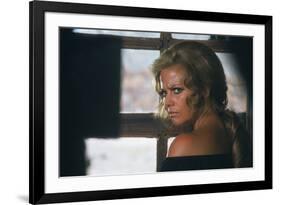 Once Upon a Time in the West by SergioLeone with Claudia Cardinale c, 1968 (photo)-null-Framed Photo