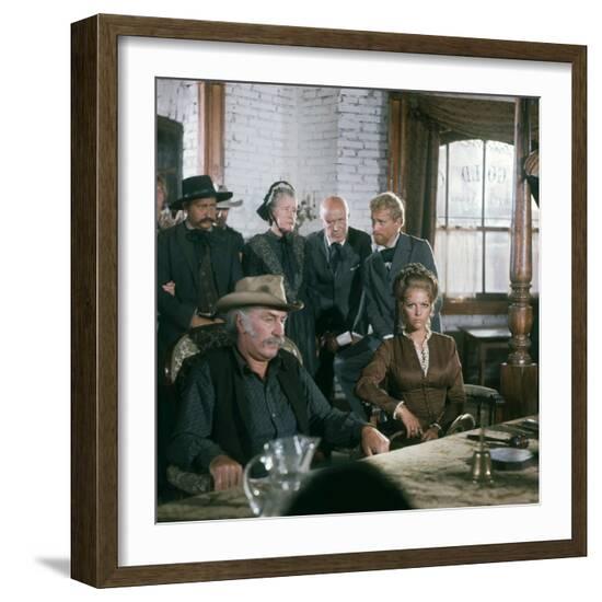 Once Upon a Time in the West by SergioLeone with Claudia Cardinale c, 1968 (photo)--Framed Photo