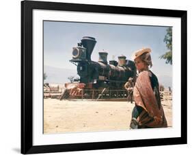 Once Upon a Time in the West by SergioLeone with Claudia Cardinale c, 1968 (photo)-null-Framed Photo