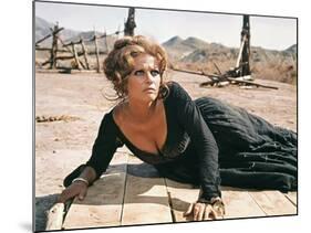 Once Upon a Time in the West by SergioLeone with Claudia Cardinale c, 1968 (photo)-null-Mounted Photo