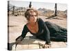 Once Upon a Time in the West by SergioLeone with Claudia Cardinale c, 1968 (photo)-null-Stretched Canvas