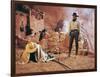 Once Upon a Time in the West by SergioLeone with Henry Fonda (1905 - 1982), here c, 1968 (photo)-null-Framed Photo