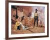 Once Upon a Time in the West by SergioLeone with Henry Fonda (1905 - 1982), here c, 1968 (photo)-null-Framed Photo