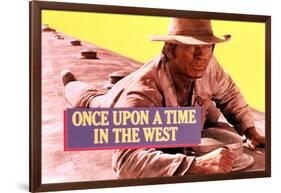 Once Upon a Time in the West, Charles Bronson, 1968-null-Framed Art Print