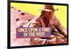 Once Upon a Time in the West, Charles Bronson, 1968-null-Framed Art Print