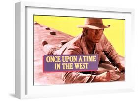 Once Upon a Time in the West, Charles Bronson, 1968-null-Framed Art Print