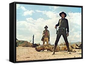 Once Upon A Time In The West, Charles Bronson, Henry Fonda, 1968-null-Framed Stretched Canvas