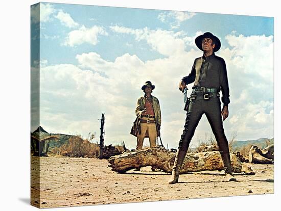 Once Upon A Time In The West, Charles Bronson, Henry Fonda, 1968-null-Stretched Canvas