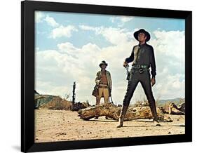 Once Upon A Time In The West, Charles Bronson, Henry Fonda, 1968-null-Framed Photo