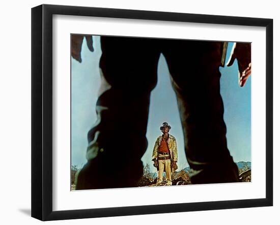 Once Upon A Time In The West, Charles Bronson, Henry Fonda, 1968-null-Framed Photo