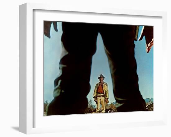 Once Upon A Time In The West, Charles Bronson, Henry Fonda, 1968-null-Framed Photo