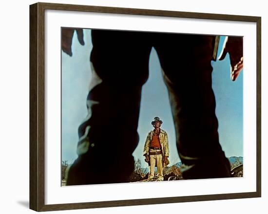 Once Upon A Time In The West, Charles Bronson, Henry Fonda, 1968-null-Framed Photo