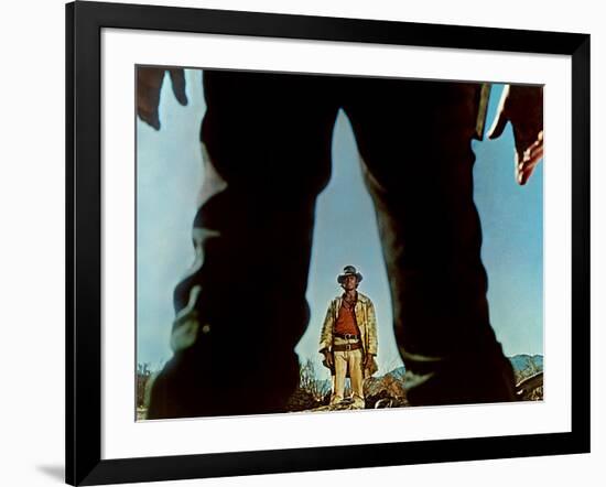 Once Upon A Time In The West, Charles Bronson, Henry Fonda, 1968-null-Framed Photo