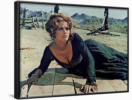 Once Upon A Time In The West, Claudia Cardinale, 1968-null-Framed Photo