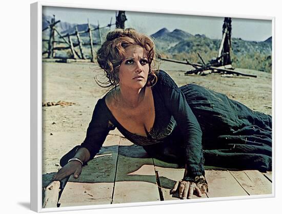 Once Upon A Time In The West, Claudia Cardinale, 1968-null-Framed Photo