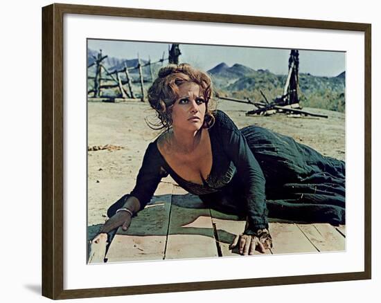 Once Upon A Time In The West, Claudia Cardinale, 1968-null-Framed Photo