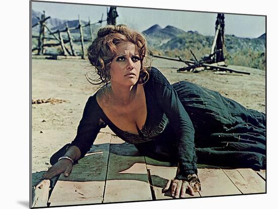 Once Upon A Time In The West, Claudia Cardinale, 1968-null-Mounted Photo