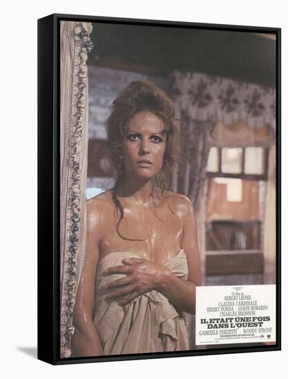 Once Upon a Time in the West, Claudia CArdinale, 1968-null-Framed Stretched Canvas