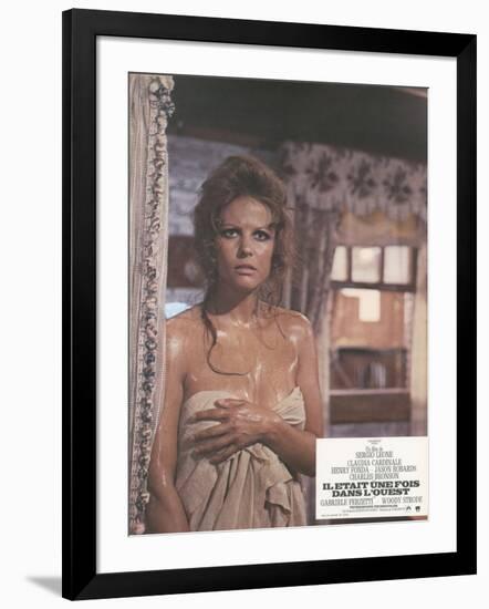 Once Upon a Time in the West, Claudia CArdinale, 1968-null-Framed Art Print