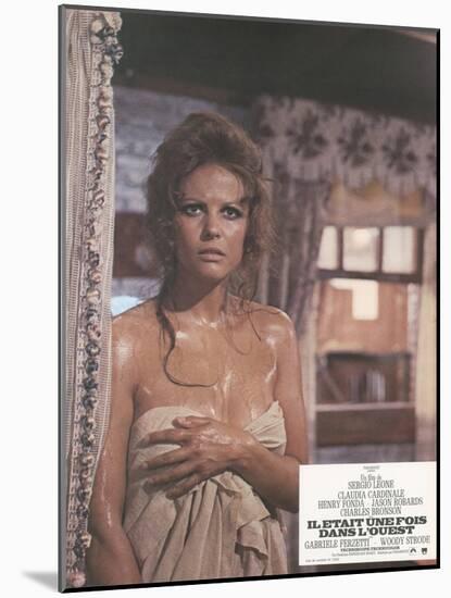 Once Upon a Time in the West, Claudia CArdinale, 1968-null-Mounted Art Print