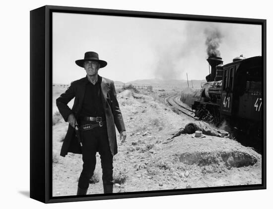 Once Upon a Time in the West, Henry Fonda, 1968-null-Framed Stretched Canvas