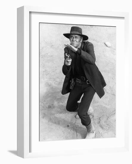 Once Upon a Time in the West, Henry Fonda, 1968-null-Framed Photo