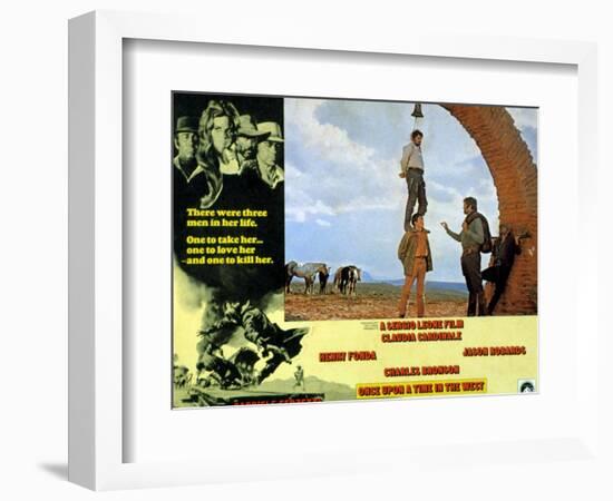 Once Upon a Time in the West, Henry Fonda, 1968-null-Framed Art Print