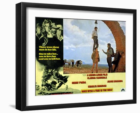 Once Upon a Time in the West, Henry Fonda, 1968-null-Framed Art Print