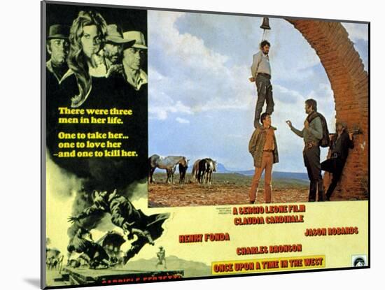 Once Upon a Time in the West, Henry Fonda, 1968-null-Mounted Art Print