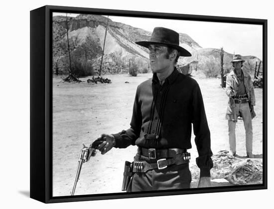 Once Upon a Time in the West, Henry Fonda, Charles Bronson, 1968-null-Framed Stretched Canvas