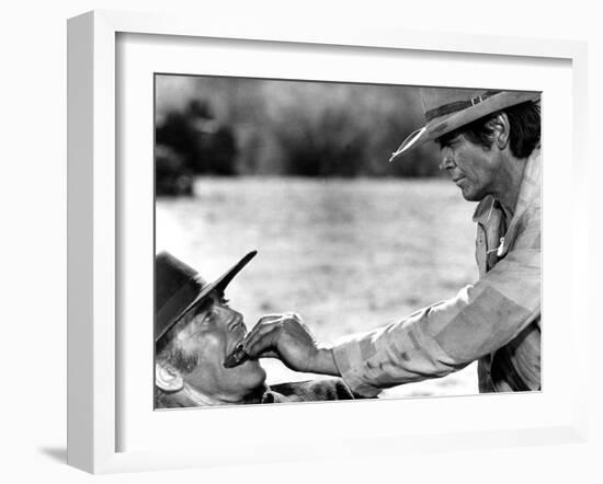 Once Upon a Time in the West, Henry Fonda, Charles Bronson, 1968-null-Framed Photo