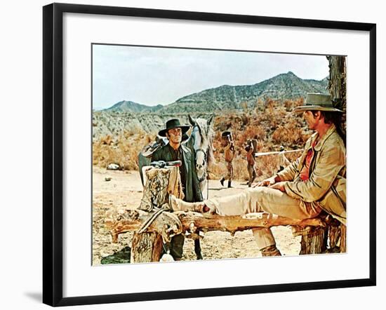 Once Upon A Time In The West, Henry Fonda, Charles Bronson, 1969-null-Framed Photo