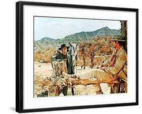 Once Upon A Time In The West, Henry Fonda, Charles Bronson, 1969-null-Framed Photo