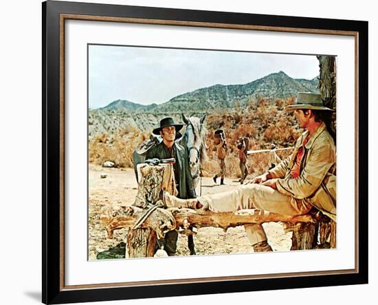 Once Upon A Time In The West, Henry Fonda, Charles Bronson, 1969-null-Framed Photo