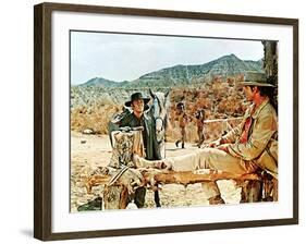 Once Upon A Time In The West, Henry Fonda, Charles Bronson, 1969-null-Framed Photo