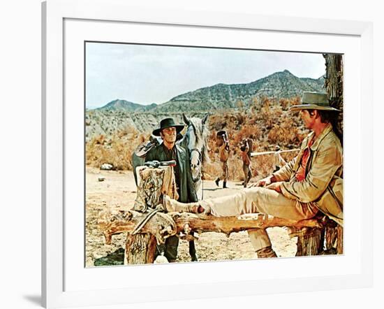 Once Upon A Time In The West, Henry Fonda, Charles Bronson, 1969-null-Framed Photo