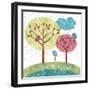 Once Upon a Time Trees-Bee Sturgis-Framed Art Print