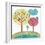 Once Upon a Time Trees-Bee Sturgis-Framed Art Print